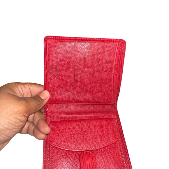 Louis Vuitton Red Epi Wallet - Picture 3 of 8